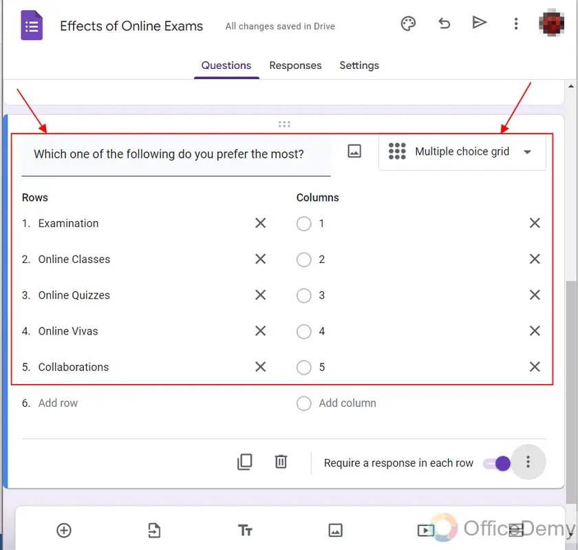 How to make a pie chart on google forms 13