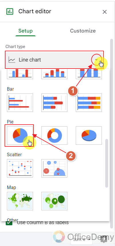 How to make a pie chart on google forms 28