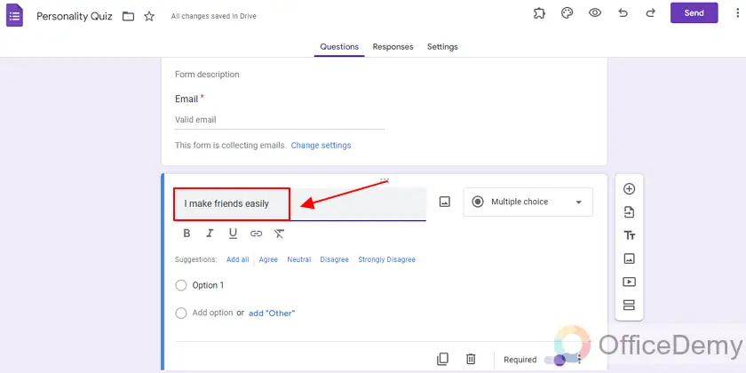 How to make personality quiz on google forms 5