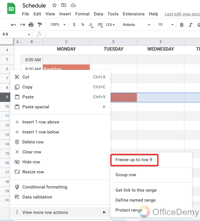 How to make schedule in google sheet 20