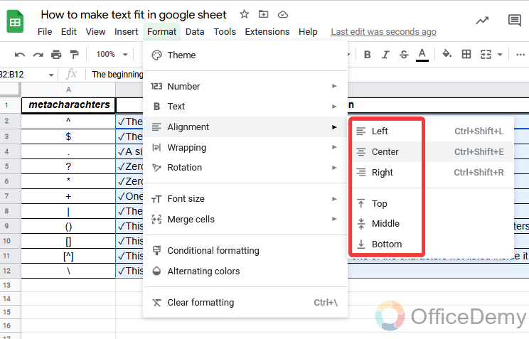 How to make text fit in google sheet 18
