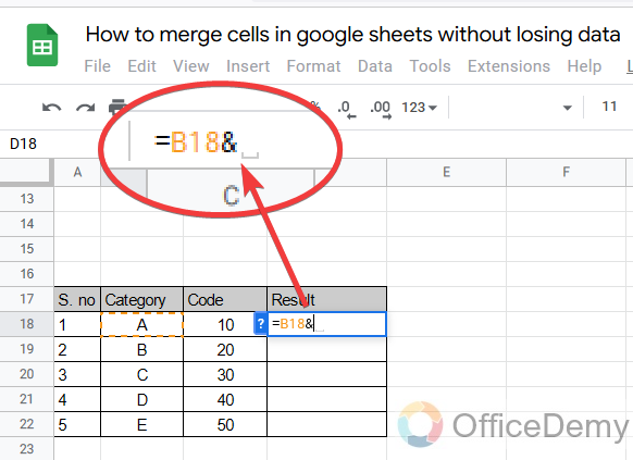 How to merge cells in google sheets without losing data 3