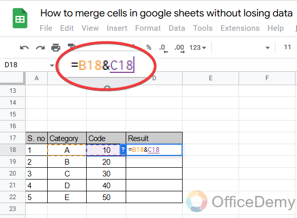 How to merge cells in google sheets without losing data 4