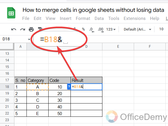 How to merge cells in google sheets without losing data 6
