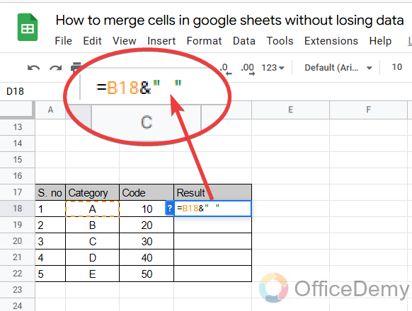 How to merge cells in google sheets without losing data 7