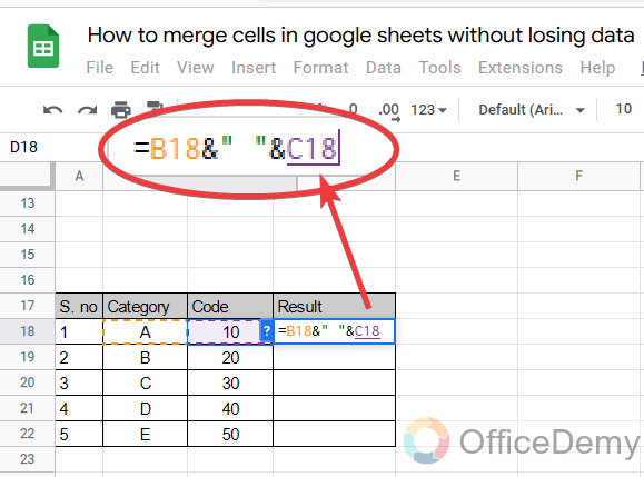 How to merge cells in google sheets without losing data 8