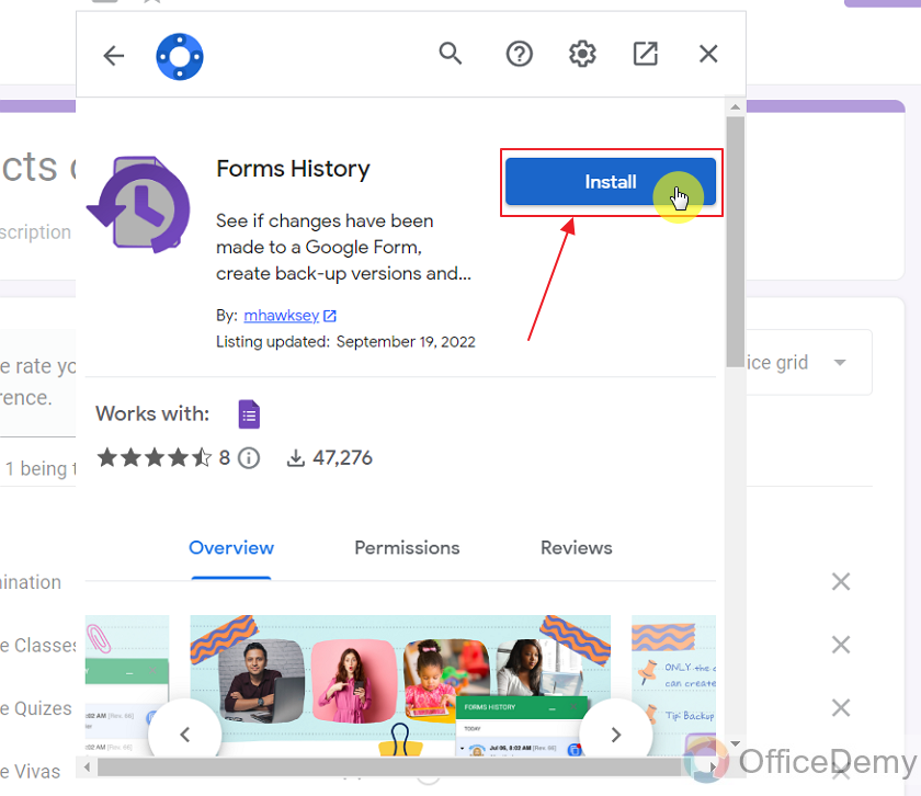 How to see the Form History in Google Forms 10