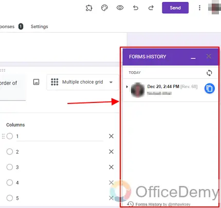 How to see the Form History in Google Forms 18