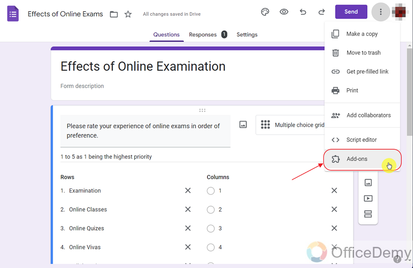 How to see the Form History in Google Forms 6
