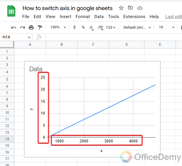 How to switch axis in google sheets 13