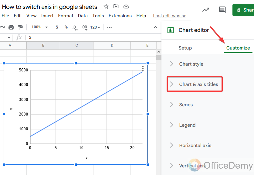 How to switch axis in google sheets 21