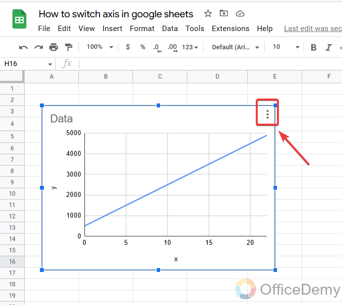 How to switch axis in google sheets 6