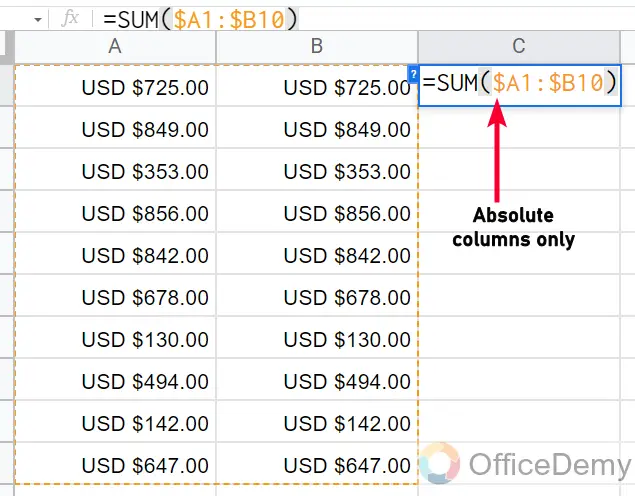 What Does $ Mean in Google Sheets 11