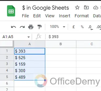 What Does $ Mean in Google Sheets 5