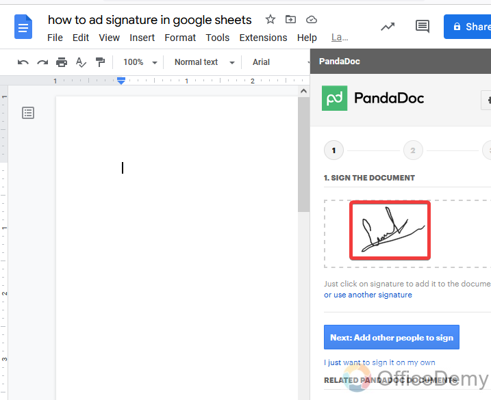 how to ad signature in google sheets 13