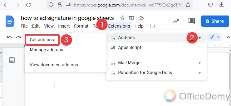 how to ad signature in google sheets 3