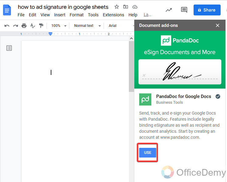 how to ad signature in google sheets 8