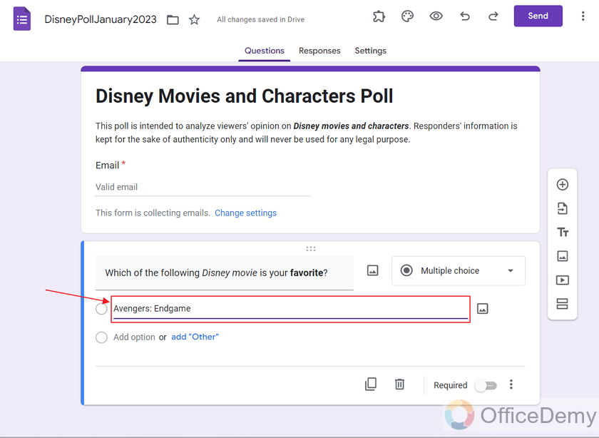 how to make a poll on google forms 14