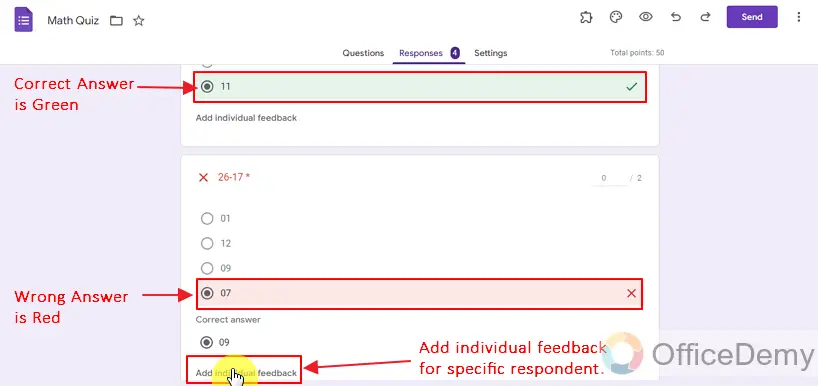how to release score in google form 7
