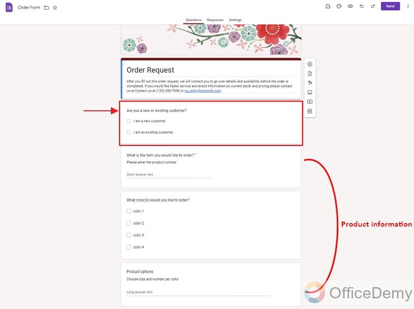 Are there templates in Google form 9