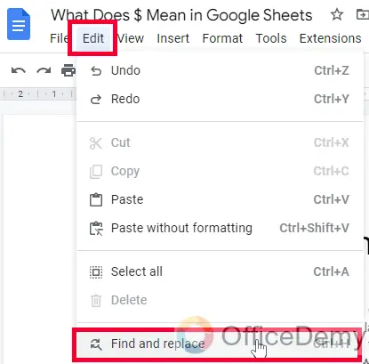 How to Select All Periods in Google Docs 3