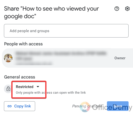 How to see who viewed your google doc 13