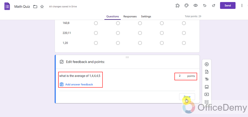how to add correct answer to google Form 17