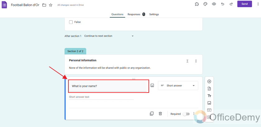 how to add section in google form 14