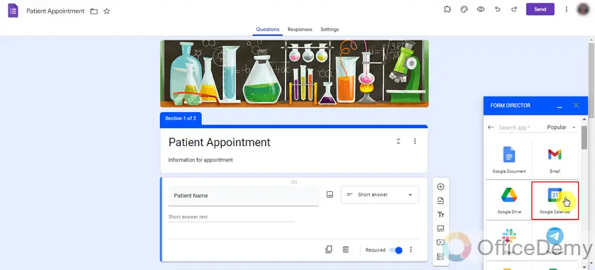 how to create a google form to schedule appointments 15