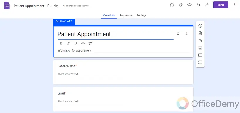 how to create a google form to schedule appointments 2