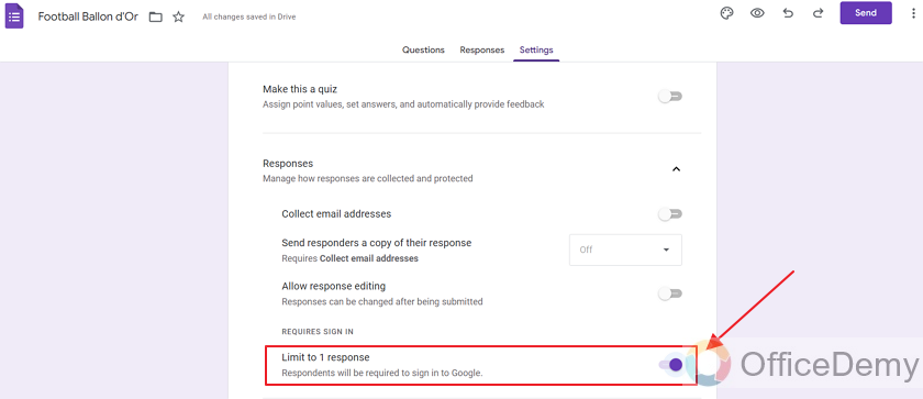 how to limit number of responses in google forms 11