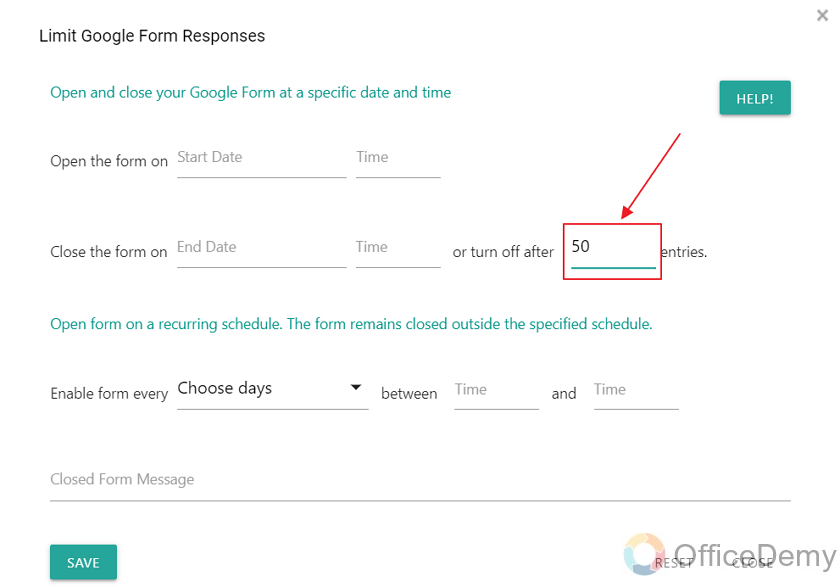 how to limit number of responses in google forms 27
