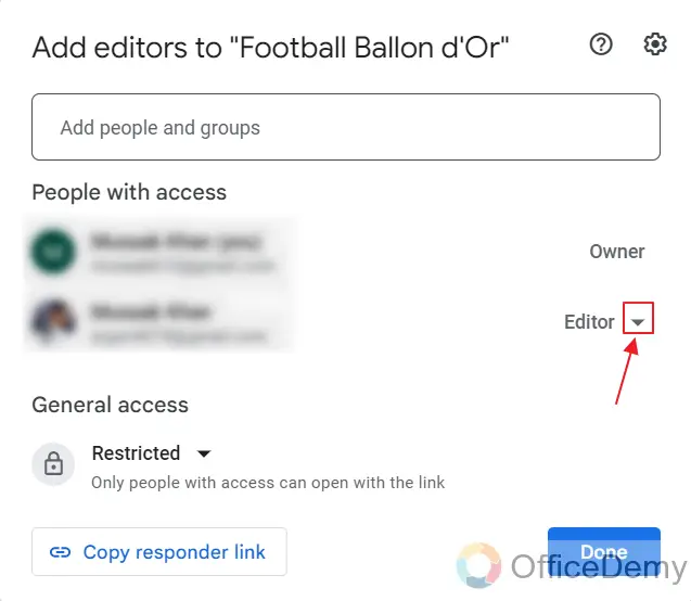 how to lock google form from editing 13