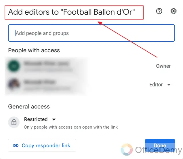 how to lock google form from editing 9