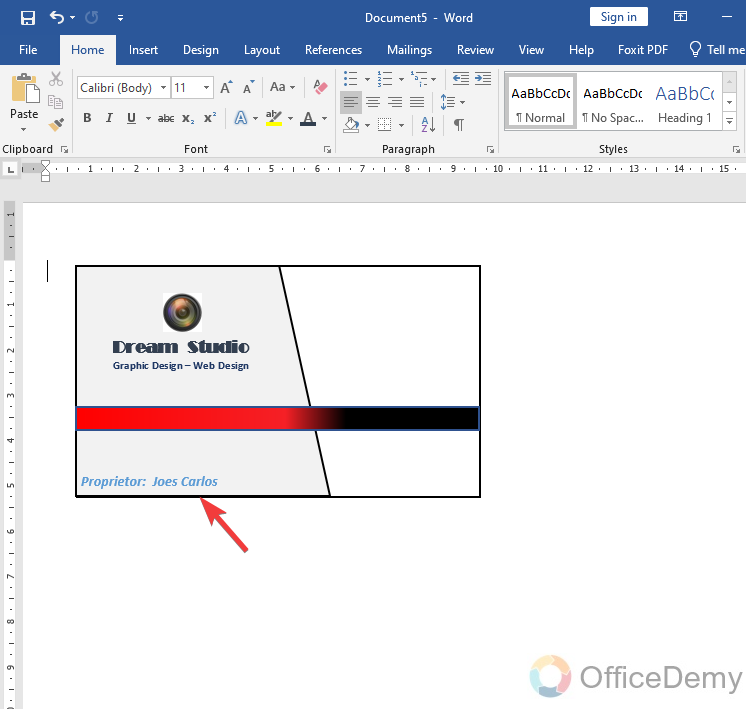 How To Make Business Cards On Microsoft Word 14