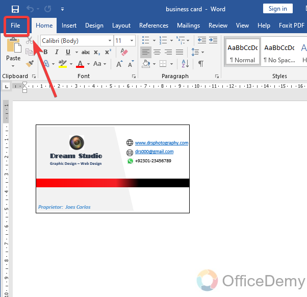 How To Make Business Cards On Microsoft Word 23