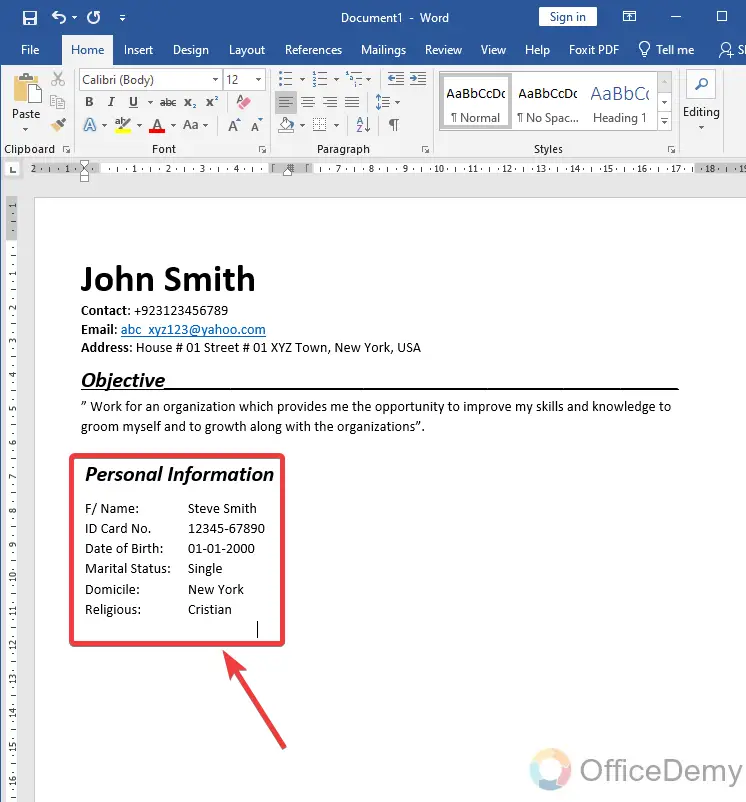 How To Make Resume In Microsoft Word 10
