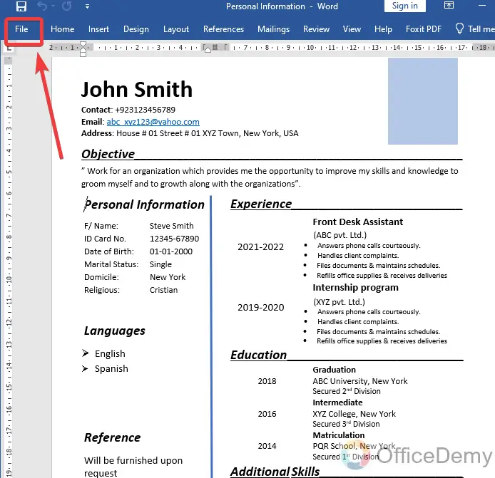 How To Make Resume In Microsoft Word 21