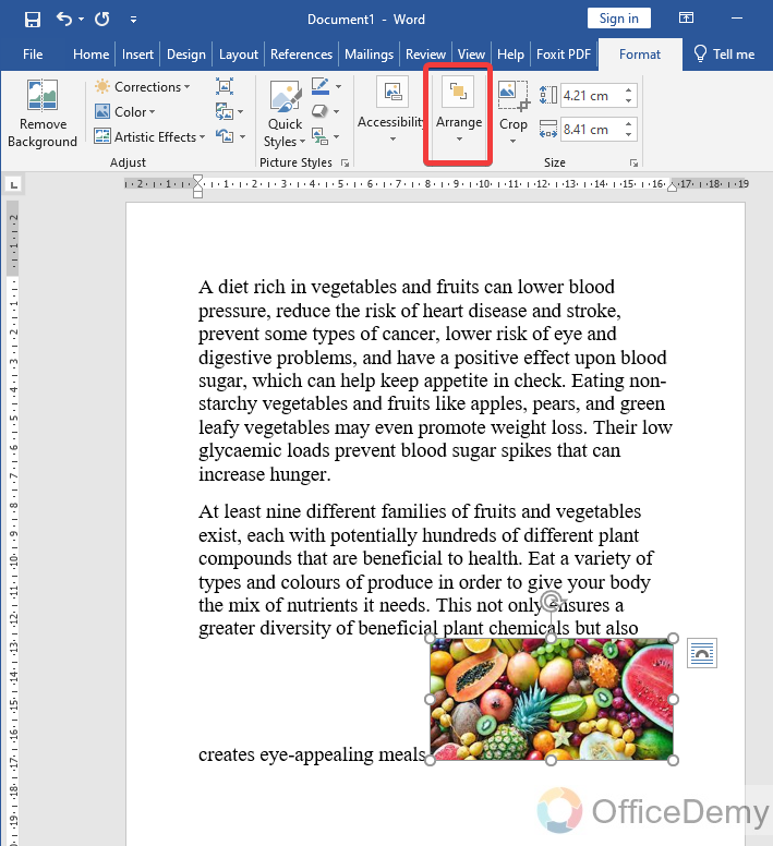 How To Move A Picture On Microsoft Word 12