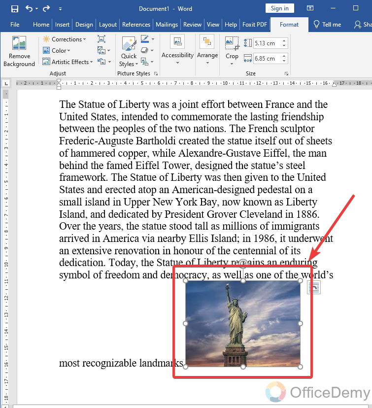 How To Move A Picture On Microsoft Word 3