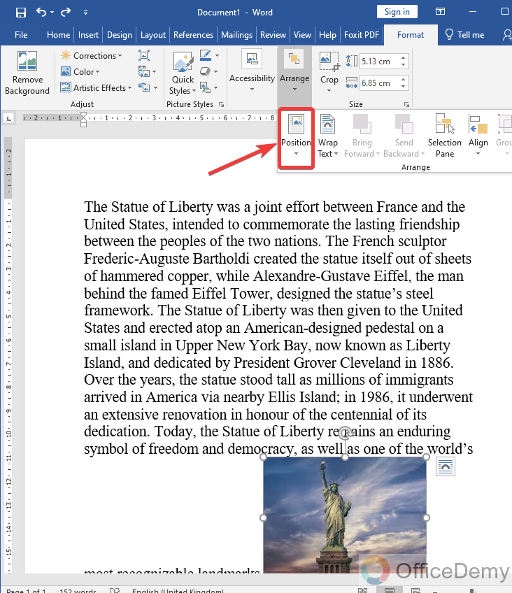 How To Move A Picture On Microsoft Word 5