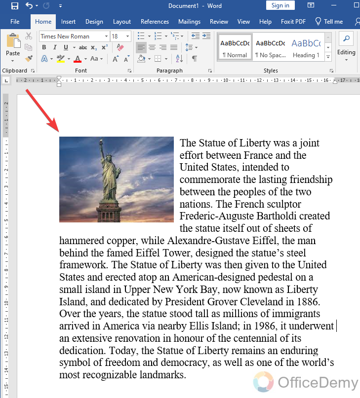 How To Move A Picture On Microsoft Word 7