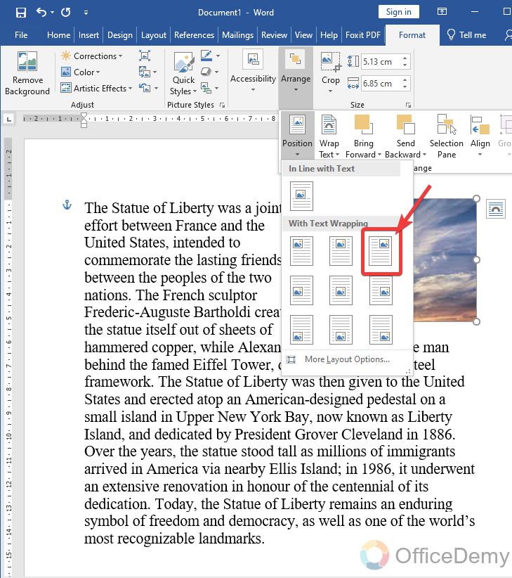 How To Move A Picture On Microsoft Word 8