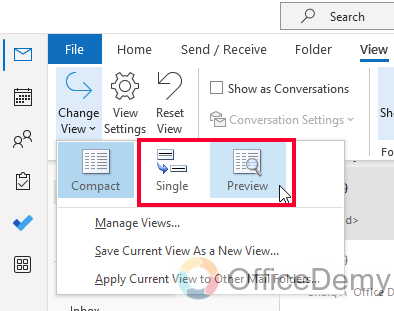 How do I Change Outlook to Classic View 11
