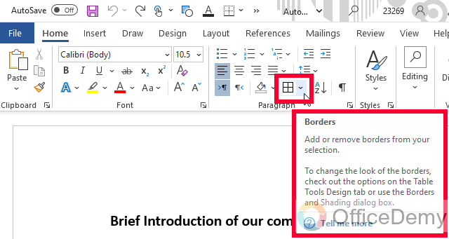 How to Add Border in Microsoft Word 3