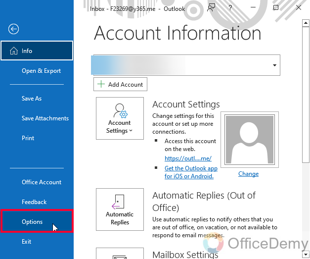 How to Add Read Receipt in Outlook 16