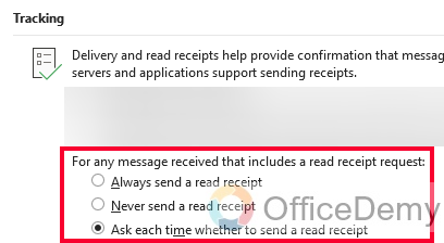 How to Add Read Receipt in Outlook 24