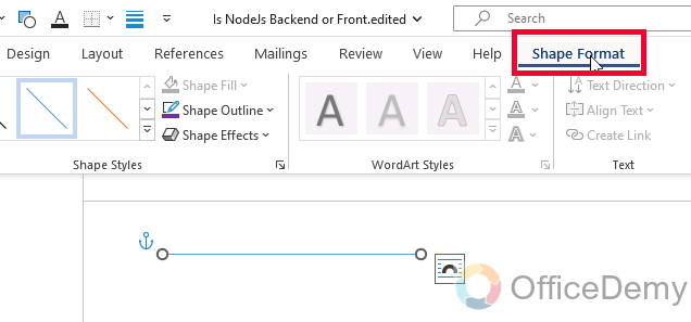 How to Add a Line in Microsoft Word 14
