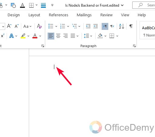 How to Add a Line in Microsoft Word 16