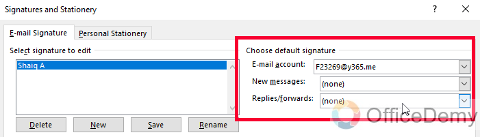 How to Add a Signature on Outlook 13